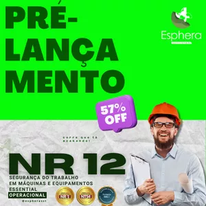 Imagem de capa para o Curso online NR 12 - Essential Segurança com Máquinas e Equipamentos