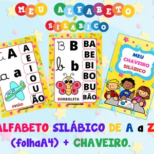 Imagem de capa para o Ebook Alfabeto e chaveiro silábicos 