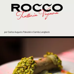 Imagem de capa para o Ebook Livro de receitas Rocco Trattoria Vegana