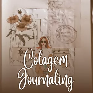 Imagem de capa para o Curso online Curso de Colagem Journaling - Guia prático para fazer colagens criativas