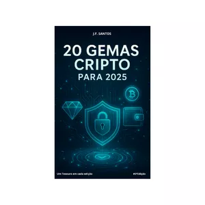 Imagem de capa para o Ebook 20 GEMAS CRIPTO PARA 2025