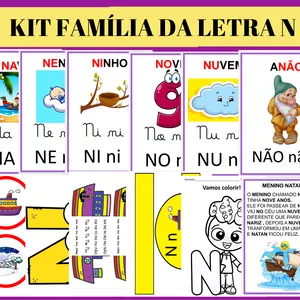 Imagem de capa para o Ebook KIT FAMÍLIA DA LETRA N