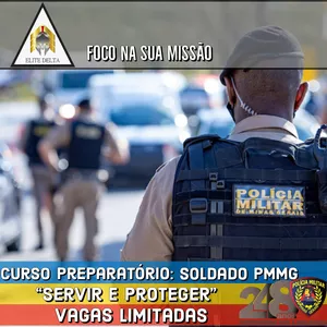 Imagem de capa para o Curso online Curso Preparatório para Concurso: Soldado PMMG 
