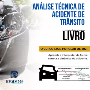 Imagem de capa para o Ebook ANÁLISE TÉCNICA DE ACIDENTE DE TRÂNSITO