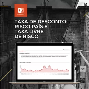 Imagem de PowerPoint Executivo - Aula 12 | Taxa de Desconto, Risco País e Taxa Livre de Risco criado por EV | Eduardo Vian na hotmart