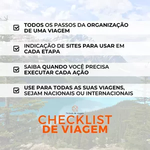 Imagem de capa para o Curso online CHECKLIST Fórmula de Viagem
