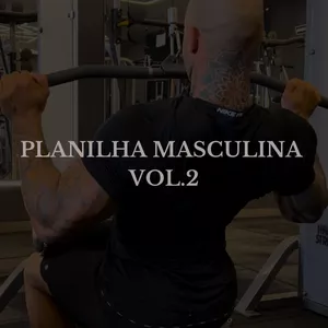 Imagem de capa para o Ebook Planilha Masculina vol.2