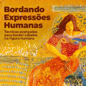 Imagem de capa para o Curso online Bordando Expressões Humanas
