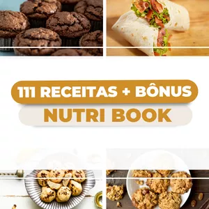 Imagem de capa para o Ebook Nutri Book - 111 Receitas + Bônus