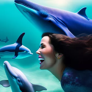 Imagen de portada para Curso online Mujer bajo el agua con ballenas y delfines