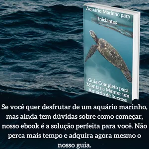 Imagem de capa para o Ebook Aquário Marinho para Iniciantes - Guia Completo para Montar e Manter um Aquário de Sucesso