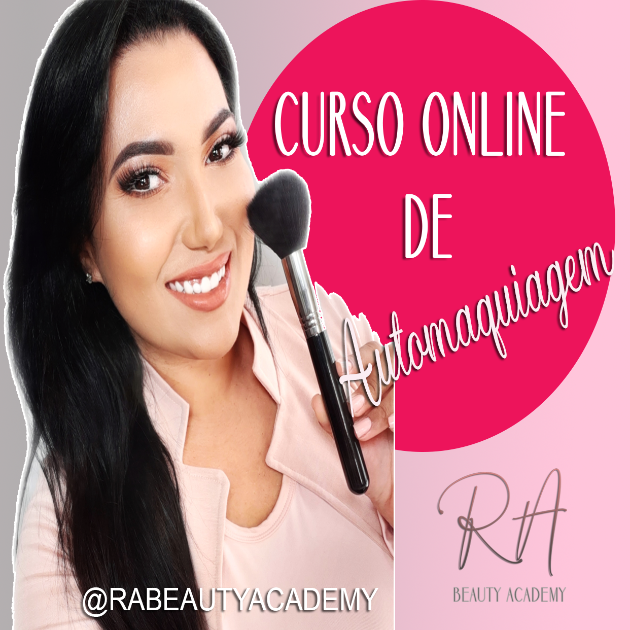 Imagem de CURSO ONLINE DE AUTOMAQUIAGEM RA BEAUTY ACADEMY criado por RAYANNE ANDREETI BEAUTY ACADEMY na hotmart