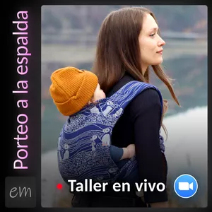 Imagen de portada para Evento online Taller de Porteo a la Espalda