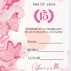 Imagen de portada para Ebook INVITACIONES DE XV