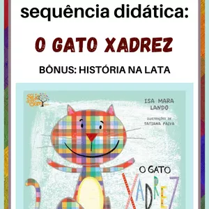 Imagem de capa para o Ebook PLANO DE AULA COM SEQUÊNCIA DIDÁTICA: O GATO XADREZ 