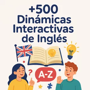 Imagen de portada para Ebook +500 Dinámicas Interactivas de Inglés