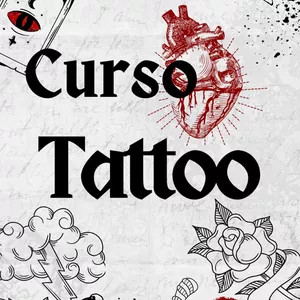 Imagem de capa para o Ebook Curso Básico de Tatuagem