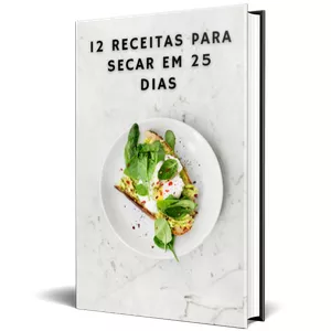 Imagem de capa para o Ebook 12 receitas que emagreça em 25 dias