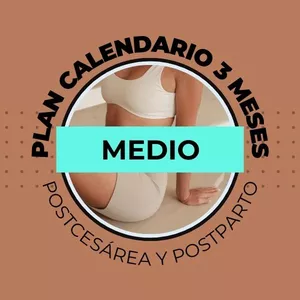 Imagen de portada para Ebook PLAN 3 MESES Calendario Medio Postparto y Postcesárea