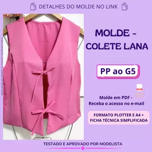 Imagem de capa para o Curso online Molde Colete Lana