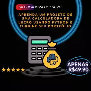 Imagem do curso Calculadora de Lucro em Python