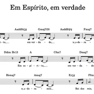 Imagem de capa para o Ebook Em Espírito, em verdade