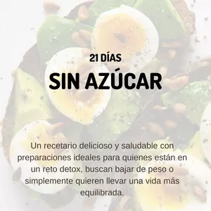 Imagen de portada para Ebook Reto: 21 días sin azúcar 