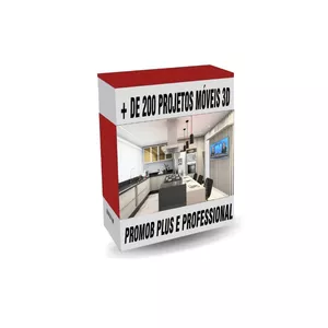 Imagem de capa para o Curso online PROJETOS 3D PROMOB - PACOTE COM + DE 200 PROJETOS PRONTOS