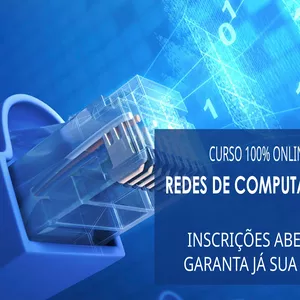 Imagem de capa para o Curso online Curso Redes de Computadores