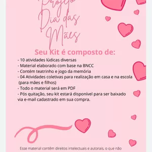 Imagem de capa para o Ebook PROJETO DIA DAS MÃES