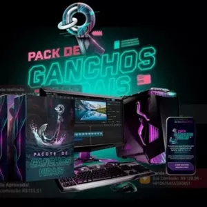 Imagem de capa para o Ebook Viral Hooks Pack