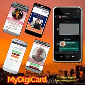 Imagem principal do produto MyDigiCard Tu tarjeta Digital de presentación interactiva