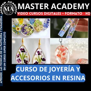 Imagen de portada para Curso online CURSO DE JOYERÍA Y ACCESORIOS EN RESINA