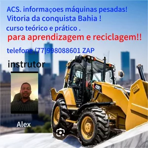 Imagem do curso ACS informações máquinas pesadas 