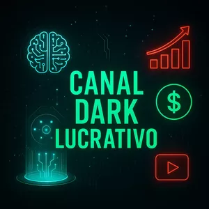 Imagem de capa para o Ebook Canal Dark Lucrativo: Lucre com Cortes Virais e IA