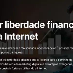 Imagem de capa para o Ebook Como ter liberdade financeira usando a Internet