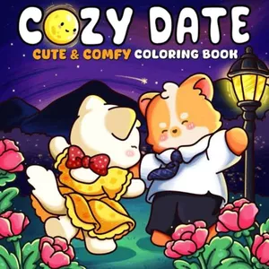 Imagem de capa para o Ebook Cozy Date - Livro para colorir em PDF - R$6,00