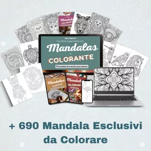 Cover image for Ebook +690 Mandala esclusivi da colorare