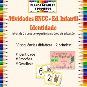 Imagem de capa para o Curso online Planos de aulas sobre Emoções e identidade - Atividades para Ed. Infantil BNCC