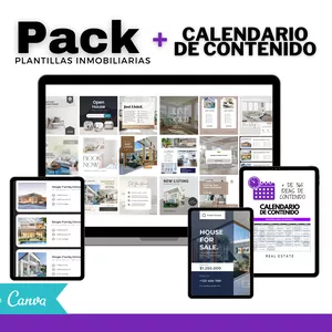 Imagen de portada para Curso online PLANTILLAS INMOBILIARIAS + CALENDARIO DE CONTENIDO