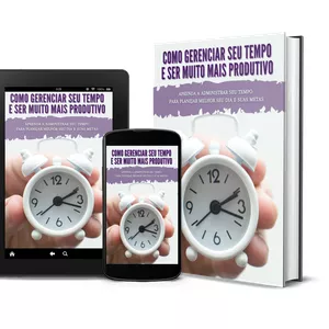 Imagem principal do produto Aprenda como Gerenciar seu tempo e ser muito mais produtivo