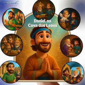Imagem de capa para o Ebook Luva de História - Daniel na Cova dos Leões.