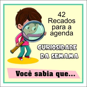 Imagem de capa para o Ebook 42 recados para a agenda escolar