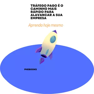 Imagem de capa para o Ebook aprenda o tráfego pago do Zero e alavanque sua empresa 