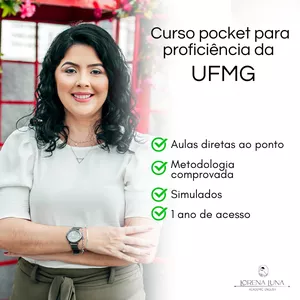 Imagem de capa para o Curso online Curso Pocket para Proficiência da UFMG