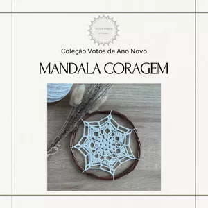 Imagem de capa para o Curso online Curso Crochê - Mandala Coragem 