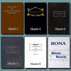 Imagem de capa para o Ebook Coleção Completa de Hinários da Congregação Cristã no Brasil. + Bona de Brinde 