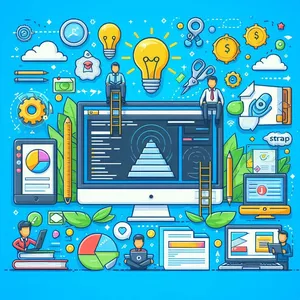 Imagem de capa para o Ebook Estruturando com Bootstrap v5.3: Uma Abordagem Prática para Desenvolvimento Web