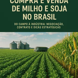 Imagem de capa para o Ebook Guia pratico compra e venda de milho e soja.