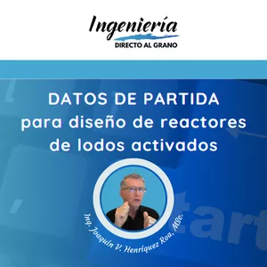 Imagen de portada para Curso online Datos de Partida para el Diseño de Reactores de Lodos Activados